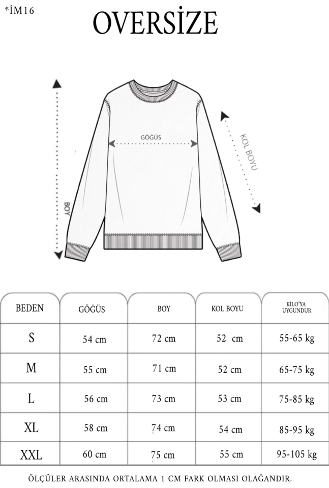 Unisex Üç İplik Parçalı Yakalı SweatShirt - Kırmızı