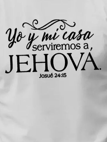 Erkek Jehova Baskılı Süprem T-shirt