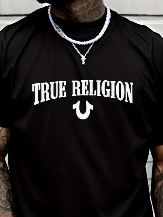 Erkek True Religion Baskılı Süprem T-shirt